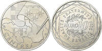 France 10 Euro Centre, Paris, Argent, KM:1650 -