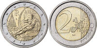 Italie 2 Euro Rome, Bimétallique -