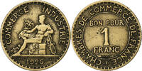France Franc Chambre de commerce, Paris, Bronze-Aluminium -