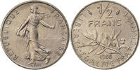 France 1/2 Franc Semeuse, Paris, Nickel, Gadoury:429, KM:931.1 -