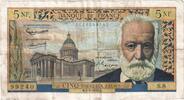 France 5 Nouveaux Francs Victor Hugo, S.8, Fayette:56.2, KM:141a -