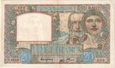 France 20 Francs Science et Travail, 1941-12-04, D6923 -