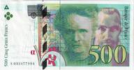 France 500 Francs Pierre et Marie Curie, Undated (1998), S033477994 -