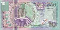 Suriname 10 Gulden Billet, 2000-01-01 -