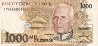 Brésil 1000 Cruzeiros Billet, KM:231b -