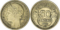 France 50 Centimes Monnaie, Morlon, Bruxelles, Bronze-Aluminium -