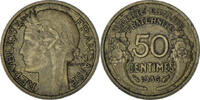 France 50 Centimes Morlon, Paris, Bronze-Aluminium, Gadoury:423 -