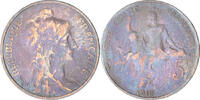 France 5 Centimes Dupuis, Paris, Bronze, Gadoury:165, KM:842 -