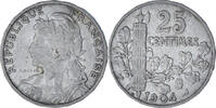 France 25 Centimes Patey, Paris, Nickel, Gadoury:362, KM:855 -