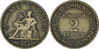 France 2 Francs Chambre de commerce, Paris, Bronze-Aluminium -