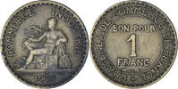 France Franc Chambre de commerce, Paris, Bronze-Aluminium -