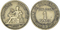 France Franc Chambre de commerce, Paris, Bronze-Aluminium -