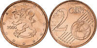 Finlande 2 Euro Cent Vantaa, Cuivre plaqué acier, KM:99 -