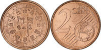 Portugal 2 Euro Cent Lisbonne, Cuivre plaqué acier, KM:741 -