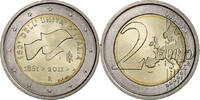 Italie 2 Euro Rome, Bimétallique, KM:338 -