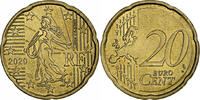 France 20 Euro Cent Paris, Laiton, KM:255 -