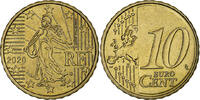 France 10 Euro Cent Paris, Laiton, KM:1410 -