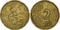 Italie 20 Euro Cent Or nordique -