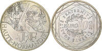 France 10 Euro Haute-Normandie, Paris, Argent, Gadoury:EU514 -