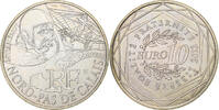 France 10 Euro Nord-Pas-de-Calais, Paris, Argent, Gadoury:EU514 -