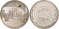 France 5 Euros Argent, Gadoury:EU647 -
