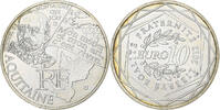 France 10 Euro Aquitaine, Paris, Argent, Gadoury:EU514, KM:1863 -