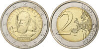 Italie 2 Euro Galileo Galilei, Bi-Metallic, KM:New -