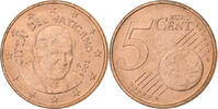 Cité du Vatican 5 Euro Cent Benedict XVI, Rome, Cuivre plaqué acier -