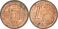 Malte Euro Cent Copper Plated Steel, KM:125 -