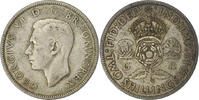 Grande-Bretagne Two Shillings George VI, Cupro-nickel, KM:865 -