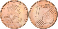 Finlande Euro Cent Copper Plated Steel, KM:98 -