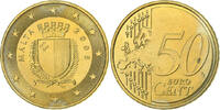 Malte 50 Euro Cent Paris, Laiton, KM:130 -