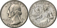 États-Unis Quarter Washington, Denver, Cupronickel plaqué cuivre -