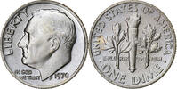 États-Unis Dime Roosevelt Dime, U.S. Mint, Cupronickel plaqué cuivre -