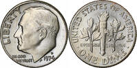 États-Unis Dime Roosevelt Dime, U.S. Mint, Cupronickel plaqué cuivre -