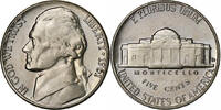 États-Unis 5 Cents Jefferson Nickel, U.S. Mint, Cupro-nickel -