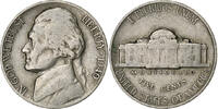 États-Unis 5 Cents Jefferson Nickel, U.S. Mint, Cupro-nickel -