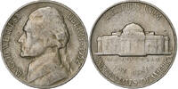 États-Unis 5 Cents Jefferson Nickel, U.S. Mint, Cupro-nickel -