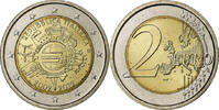Italie 2 Euro Eurocoinage, 10th Anniversary, Rome, Bimétallique -