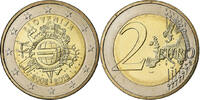Slovénie 2 Euro €uro 2002-2012, Bimétallique -