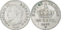 France 20 Centimes Napoléon III, Napoléon III, Strasbourg, Argent -
