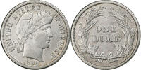États-Unis Dime Barber Dime, U.S. Mint, Argent, KM:113 -