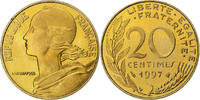 France 20 Centimes Marianne, Paris, BE, Bronze-Aluminium -