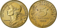 France 5 Centimes Marianne, Paris, série FDC, Bronze-Aluminium -