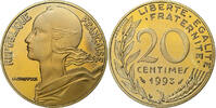 France 20 Centimes Marianne, Paris, BE, Bronze-Aluminium -