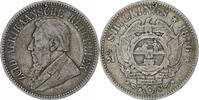 Afrique du Sud 2-1/2 Shillings Pretoria, Argent, KM:7 -