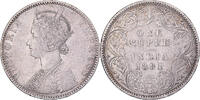Inde britannique Rupee Victoria, Argent, KM:492 -