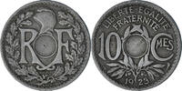 France 10 Centimes Lindauer, Poissy, Non trouée, Cupro-nickel -
