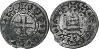 France Denier Philippe II, Saint-Martin de Tours, Argent -