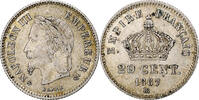 France 20 Centimes Napoléon III, Strasbourg, Argent, Gadoury:309 -